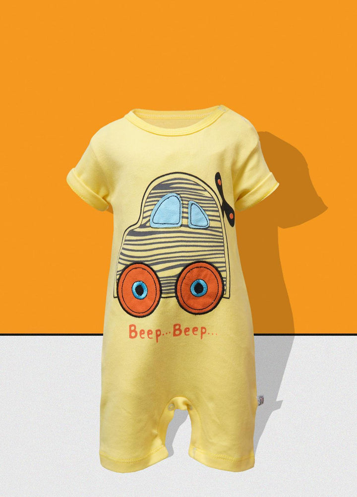 Sanaulla Exclusive Range   Rompers for Boys -  1111228065 Yellow