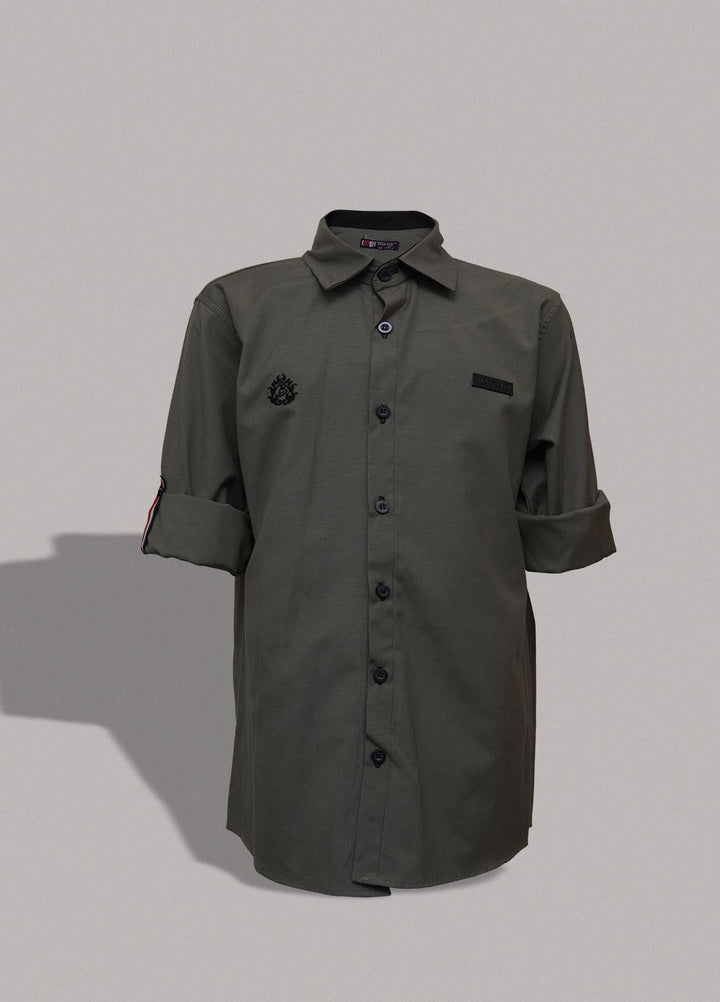 Sanaulla Exclusive Range   Shirts for Boys -  342804 Green