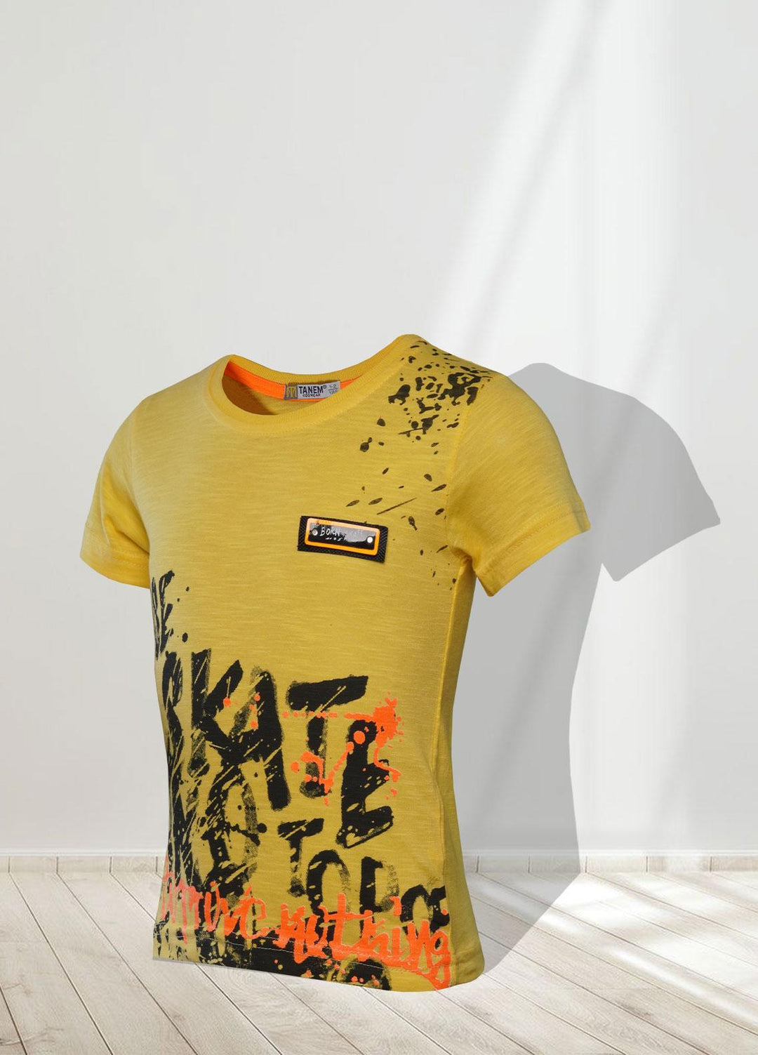 Sanaulla Exclusive Range   T-Shirts for Boys -  350854 Yellow