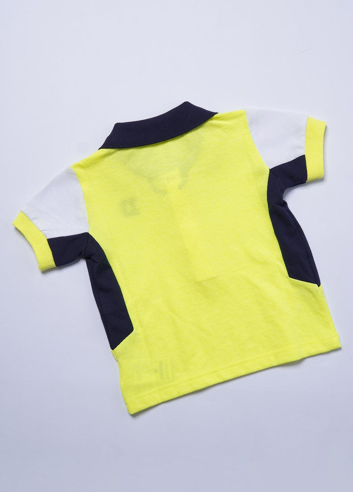 Sanaulla Exclusive Range Cotton Casual T-Shirts for Boys -  1183-2 Lemon