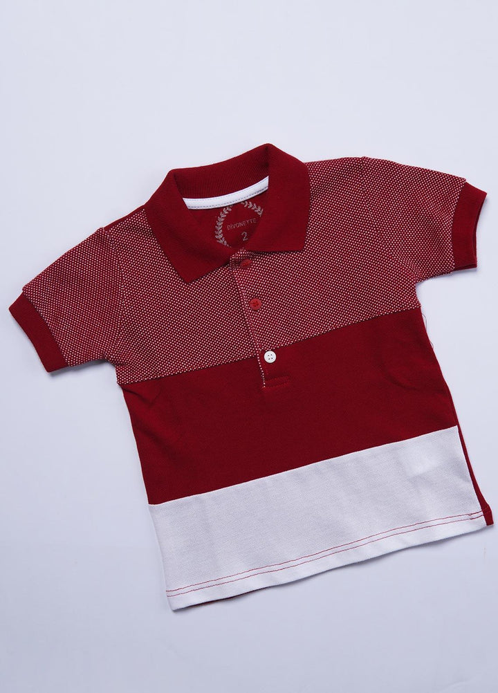 Sanaulla Exclusive Range Cotton Casual T-Shirts for Boys -  1197-2 Rust