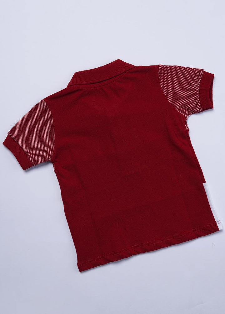 Sanaulla Exclusive Range Cotton Casual T-Shirts for Boys -  1197-2 Rust