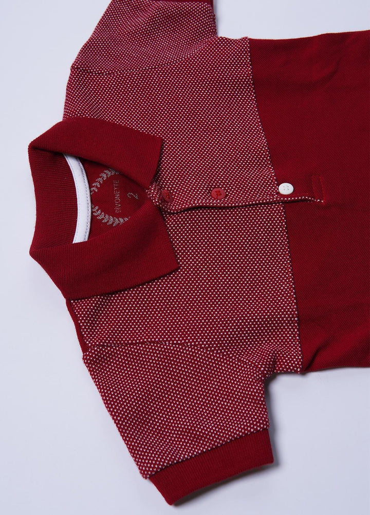 Sanaulla Exclusive Range Cotton Casual T-Shirts for Boys -  1197-2 Rust