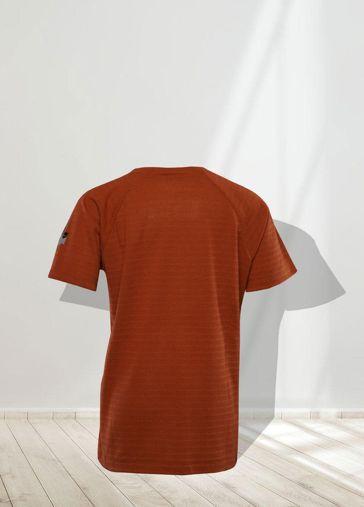 Sanaulla Exclusive Range   T-Shirts for Boys -  346268 Rust