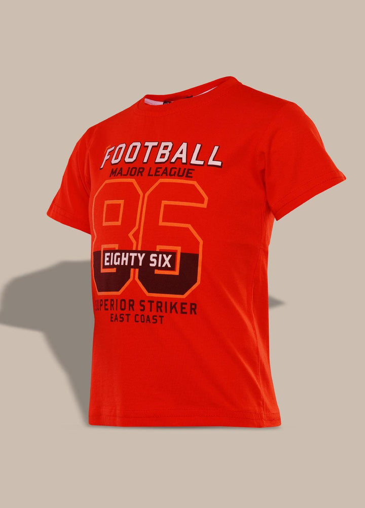 Sanaulla Exclusive Range   T-Shirts for Boys -  350019 Red