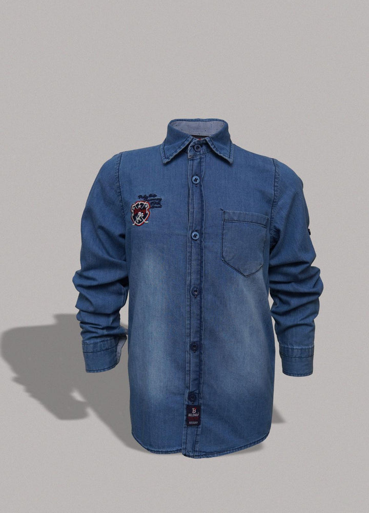 Sanaulla Exclusive Range   Shirts for Boys -  342854 Blue