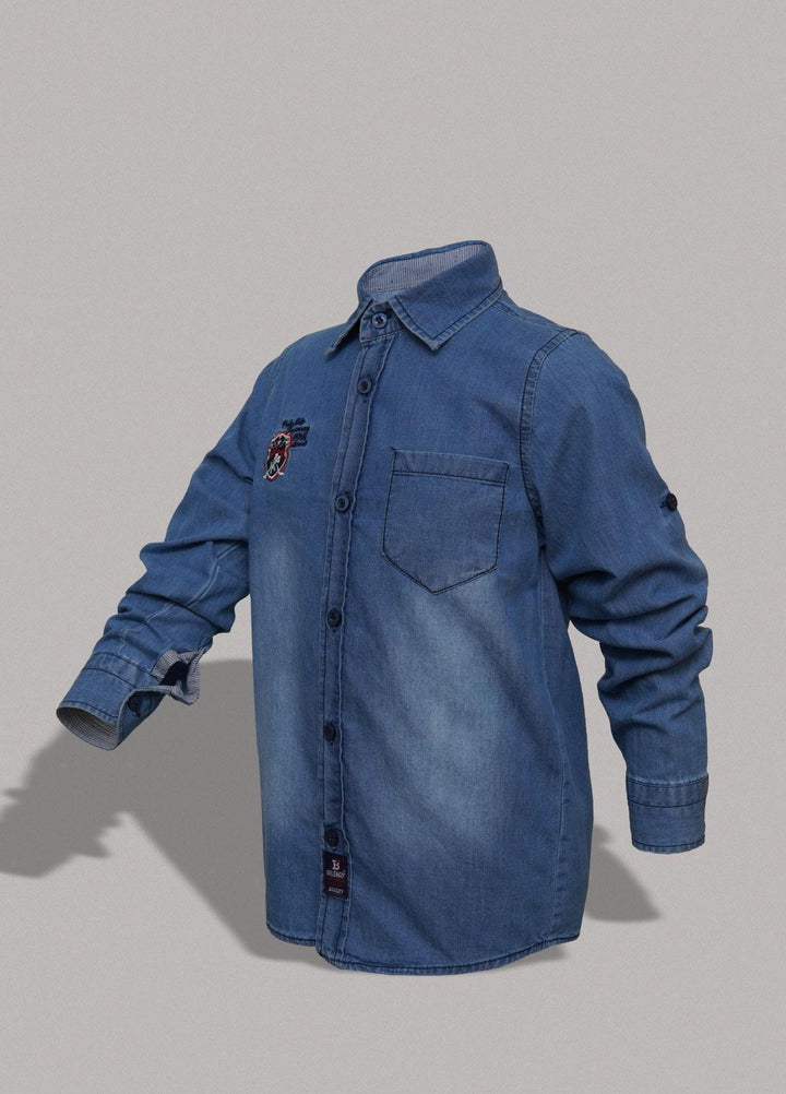 Sanaulla Exclusive Range   Shirts for Boys -  342854 Blue