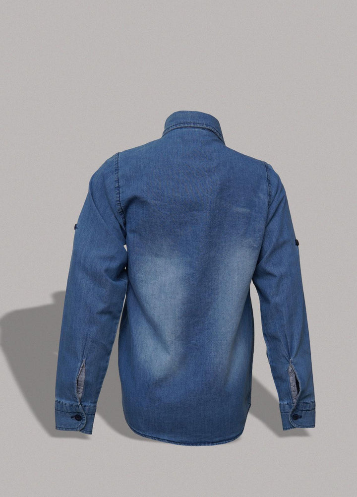 Sanaulla Exclusive Range   Shirts for Boys -  342854 Blue