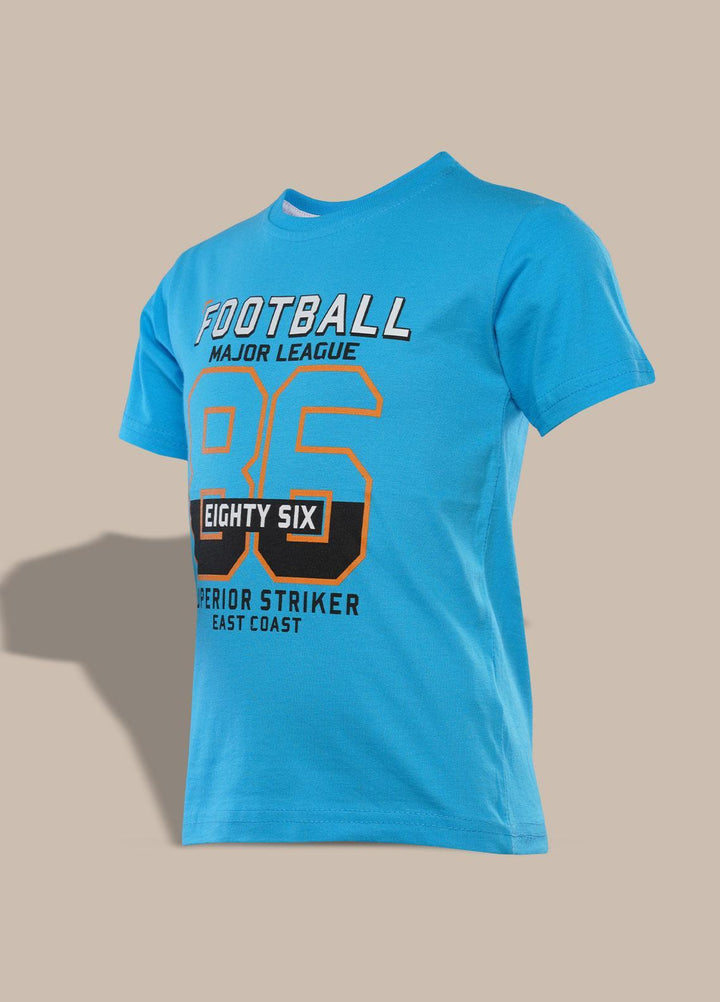 Sanaulla Exclusive Range   T-Shirts for Boys -  350019 Light Blue