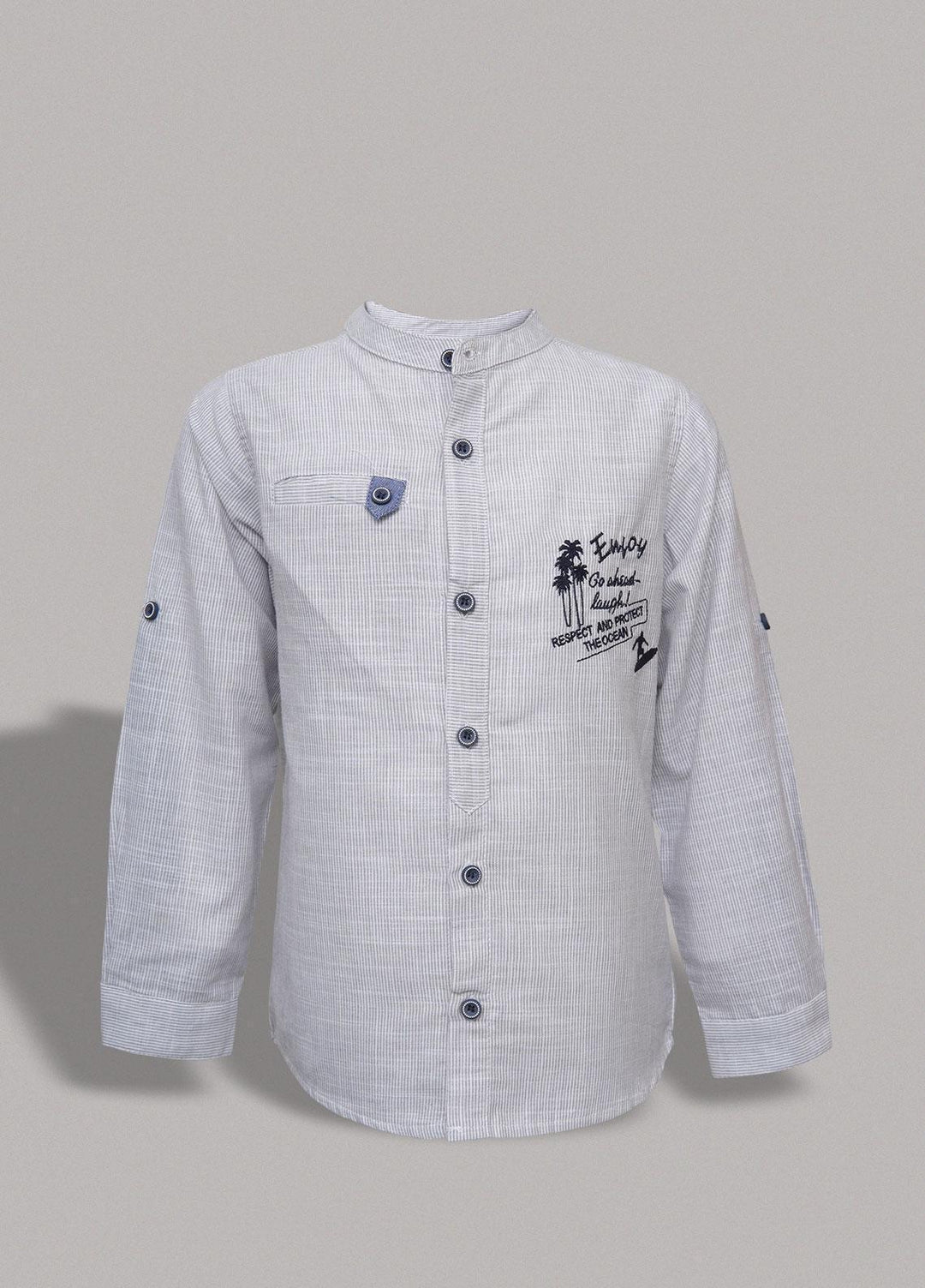 Sanaulla Exclusive Range   Shirts for Boys -  29613 Light Grey