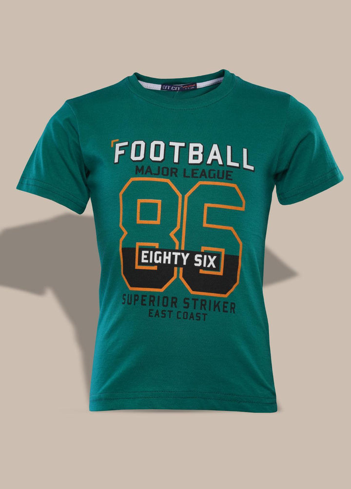 Sanaulla Exclusive Range   T-Shirts for Boys -  350019 Green