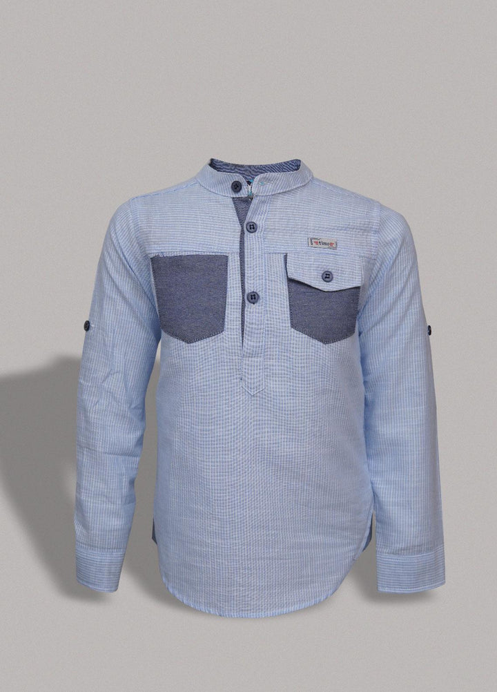 Sanaulla Exclusive Range   Shirts for Boys -  29693 Light Blue