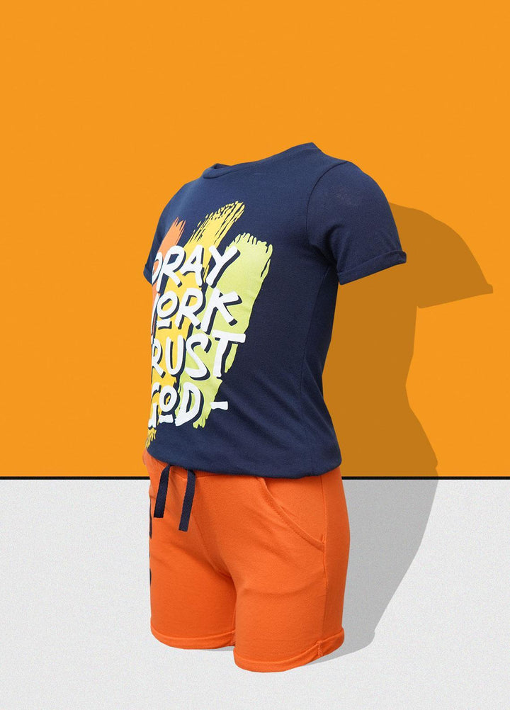 Sanaulla Exclusive Range   Suits for Boys -  1122 Dark Blue