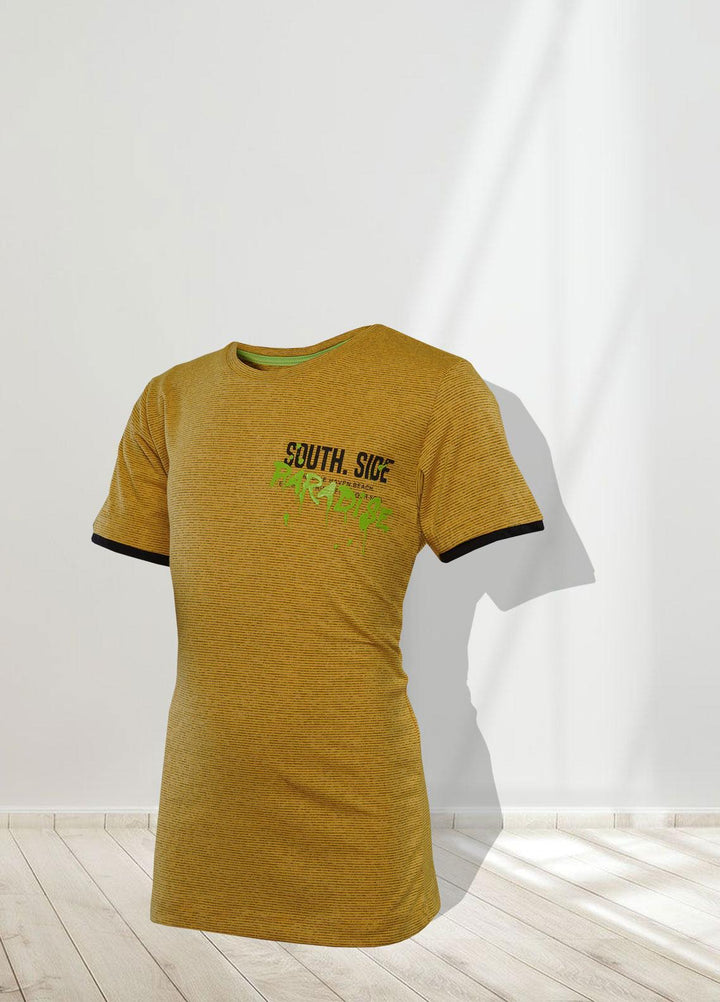 Sanaulla Exclusive Range   T-Shirts for Boys -  348699 Yellow