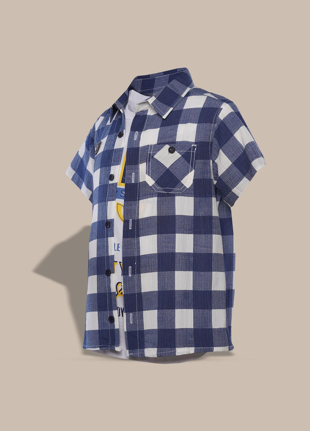 Sanaulla Exclusive Range   Shirts for Boys -  351153 Dark Blue