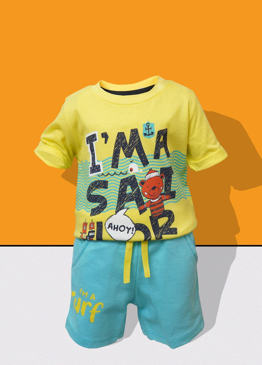 Sanaulla Exclusive Range   Suits for Boys -  0074 Yellow