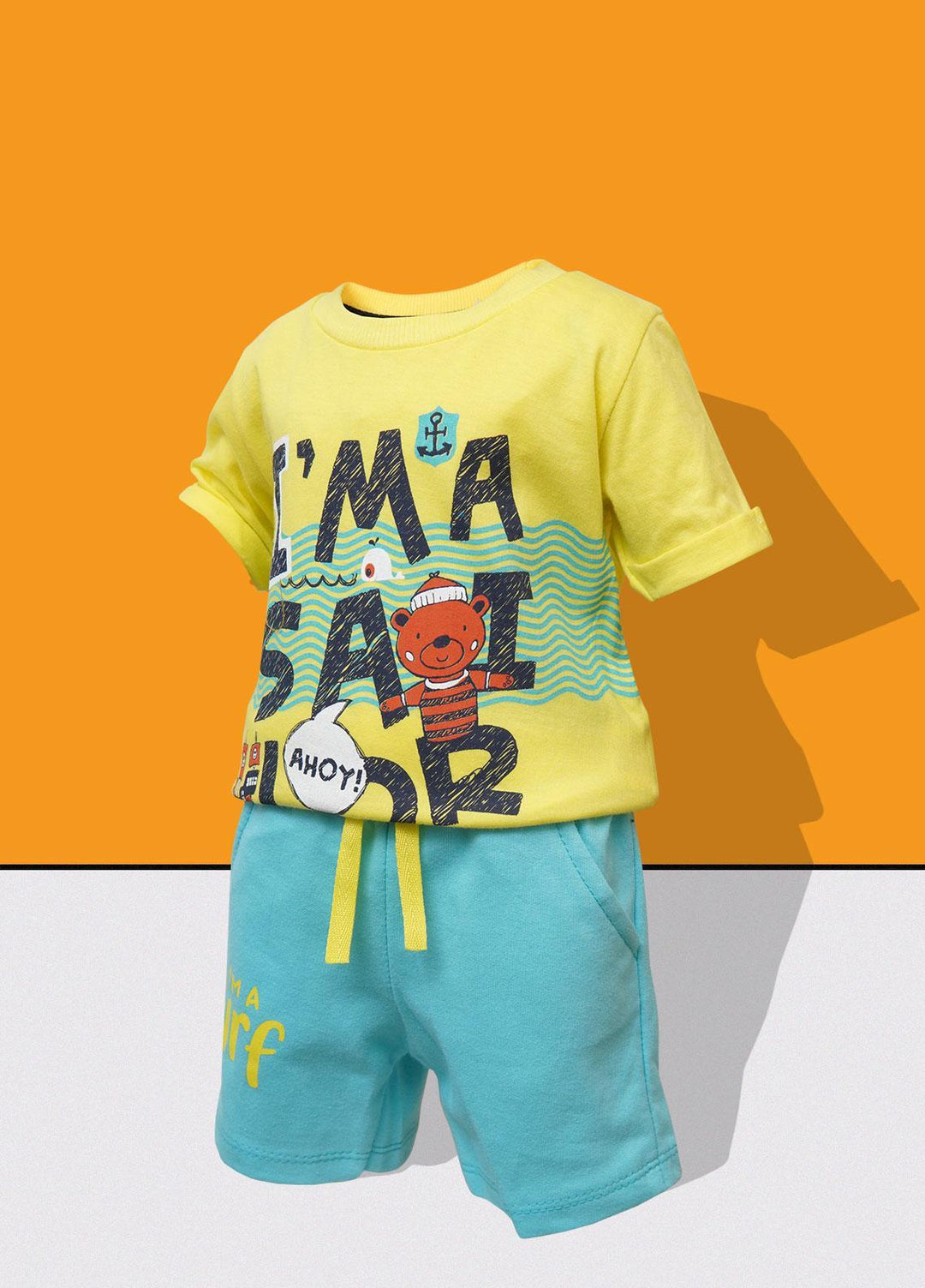 Sanaulla Exclusive Range   Suits for Boys -  0074 Yellow