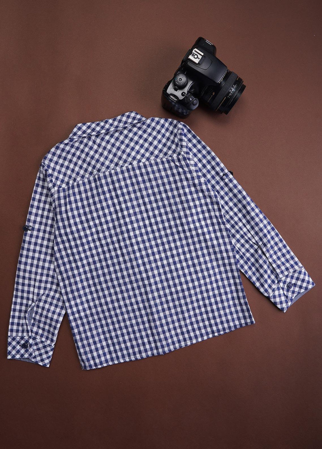 Sanaulla Exclusive Range Cotton Casual Shirts for Boys -  29442 Blue