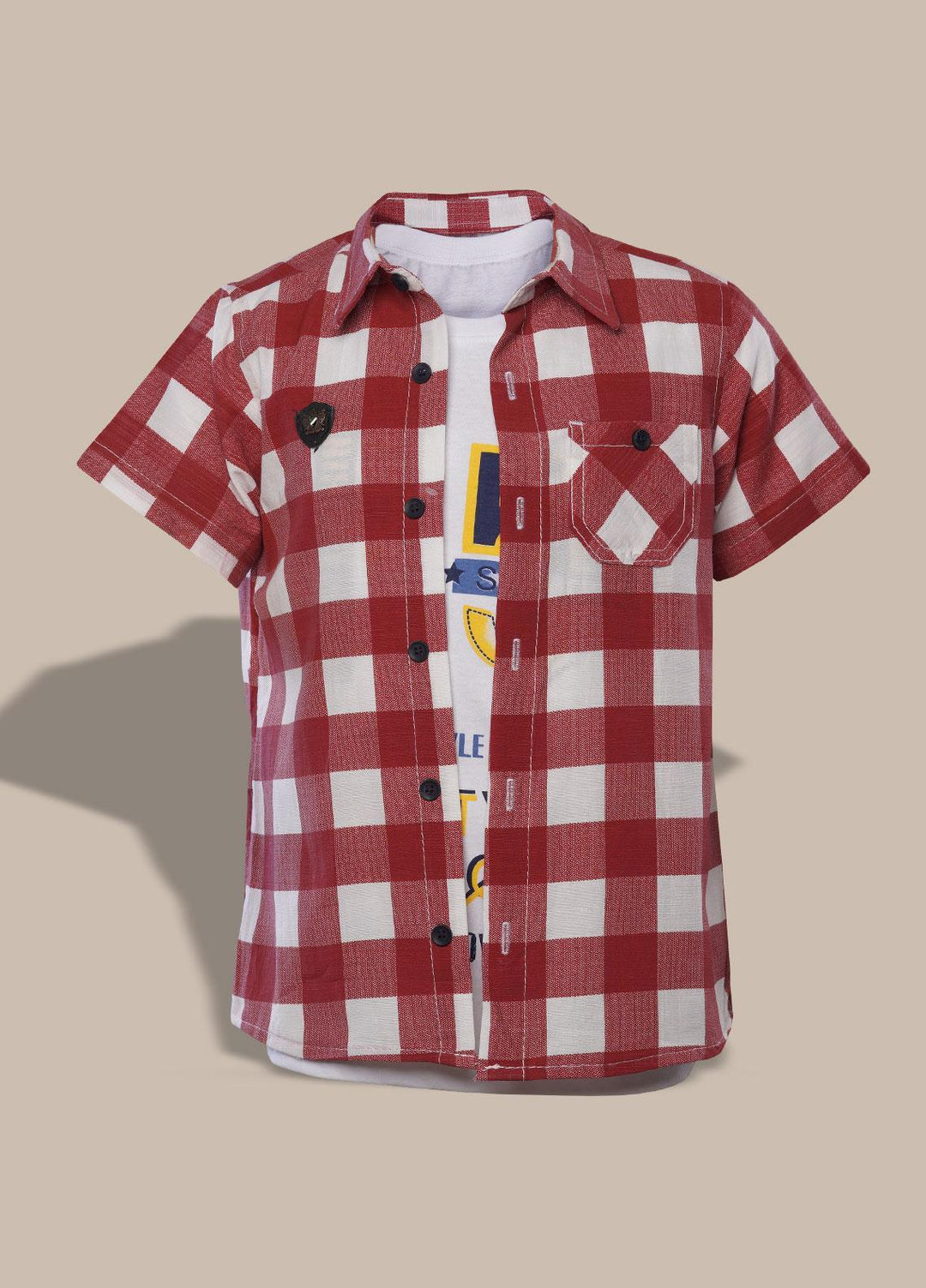 Sanaulla Exclusive Range   Shirts for Boys -  351153 Rust