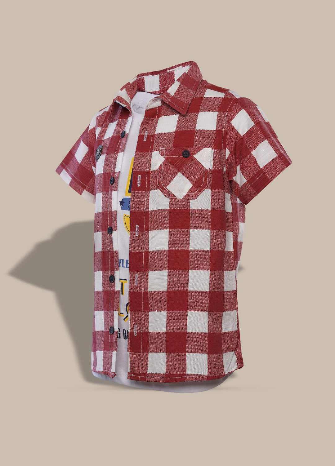 Sanaulla Exclusive Range   Shirts for Boys -  351153 Rust