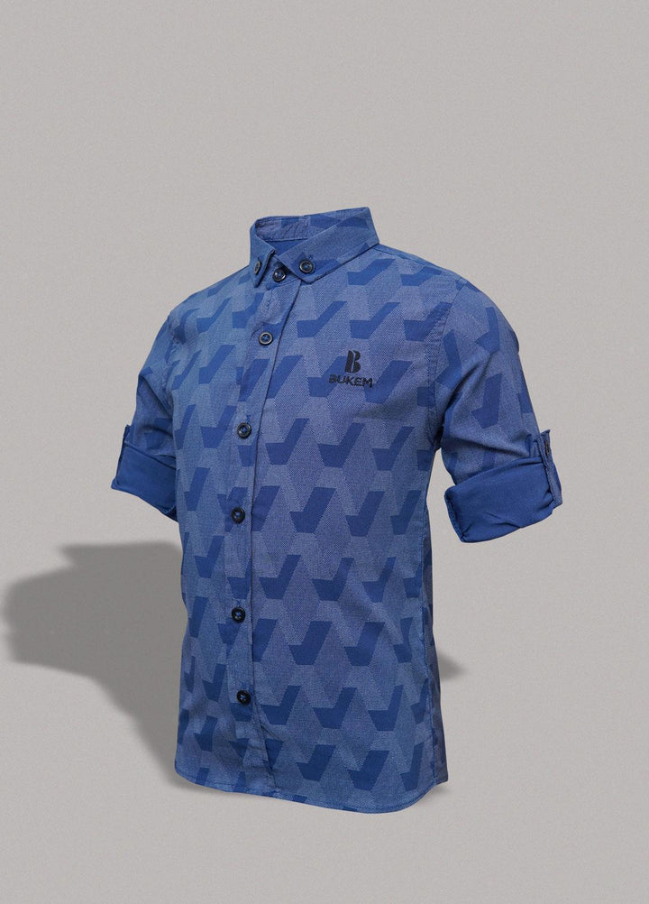 Sanaulla Exclusive Range   Shirts for Boys -  1014354 Blue