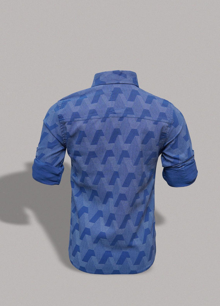 Sanaulla Exclusive Range   Shirts for Boys -  1014354 Blue