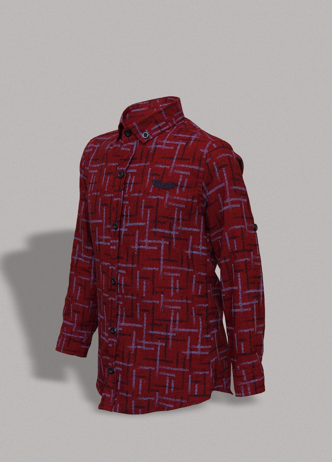 Sanaulla Exclusive Range   Shirts for Boys -  1018344 Maroon