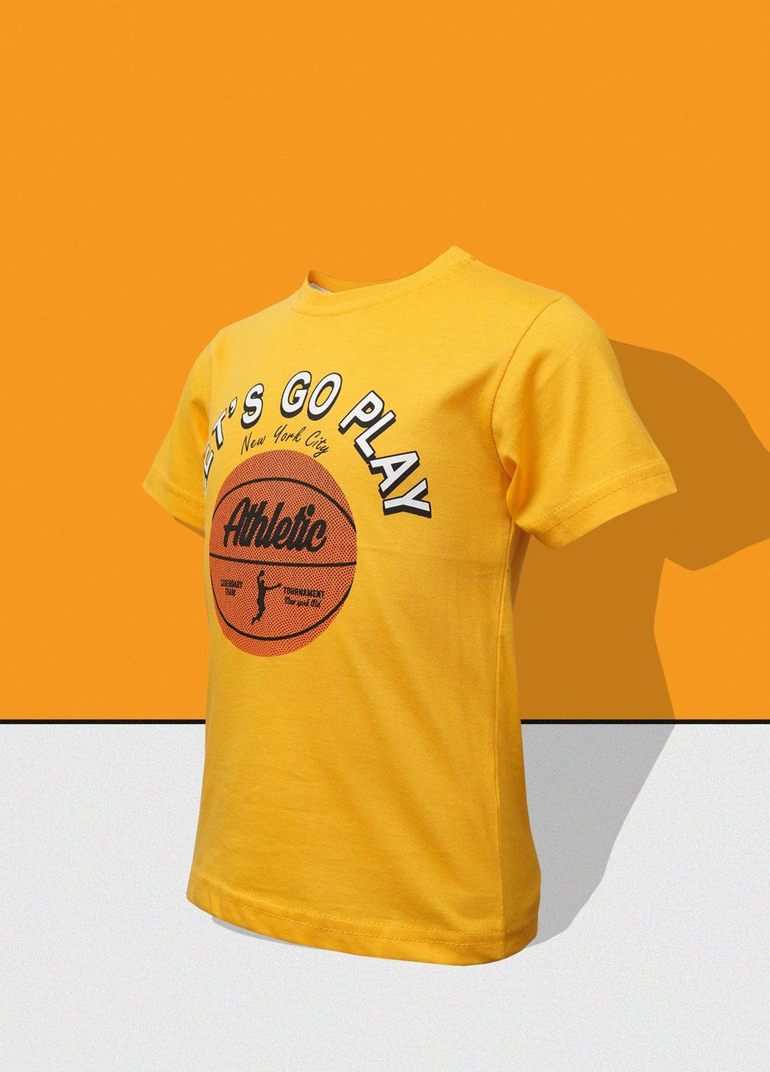 Sanaulla Exclusive Range   T-Shirts for Boys -  345849 Yellow