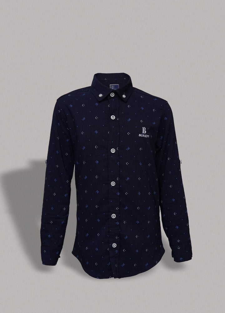 Sanaulla Exclusive Range   Shirts for Boys -  1014398 Navy Blue