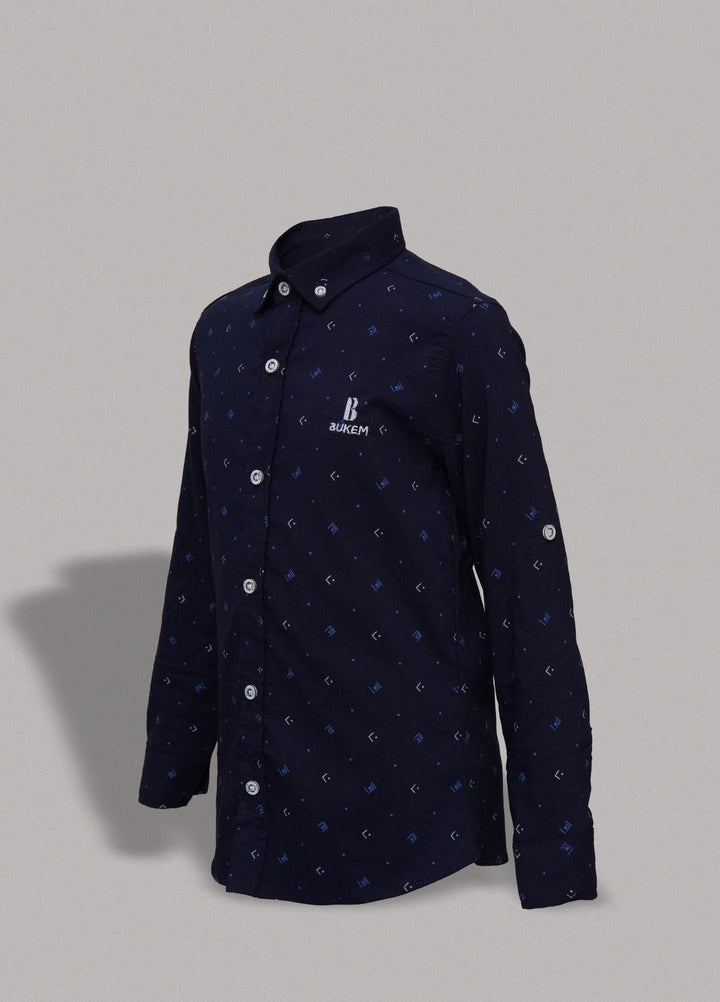 Sanaulla Exclusive Range   Shirts for Boys -  1014398 Navy Blue