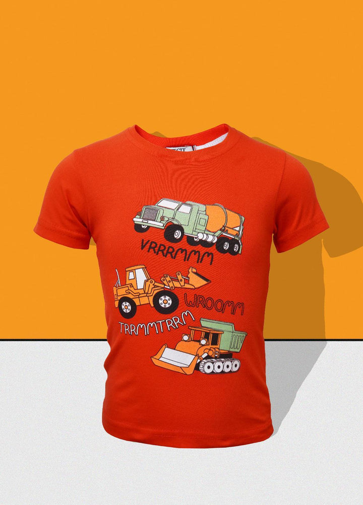 Sanaulla Exclusive Range   T-Shirts for Boys -  349859 Red