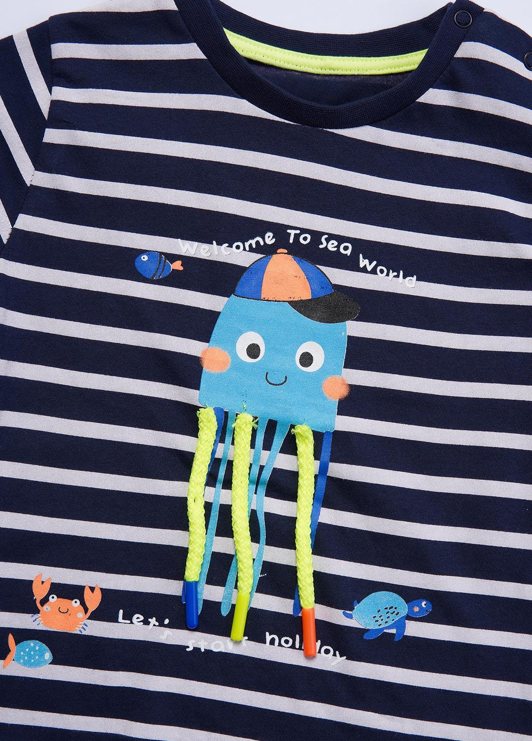 Sanaulla Exclusive Range Cotton Casual T-Shirts for Boys -  2009 Blue