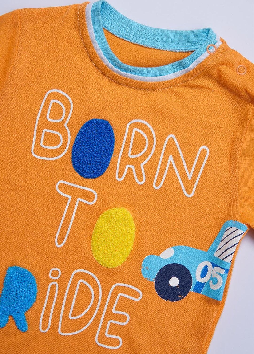 Sanaulla Exclusive Range Cotton Casual T-Shirts for Boys -  2018 Orange