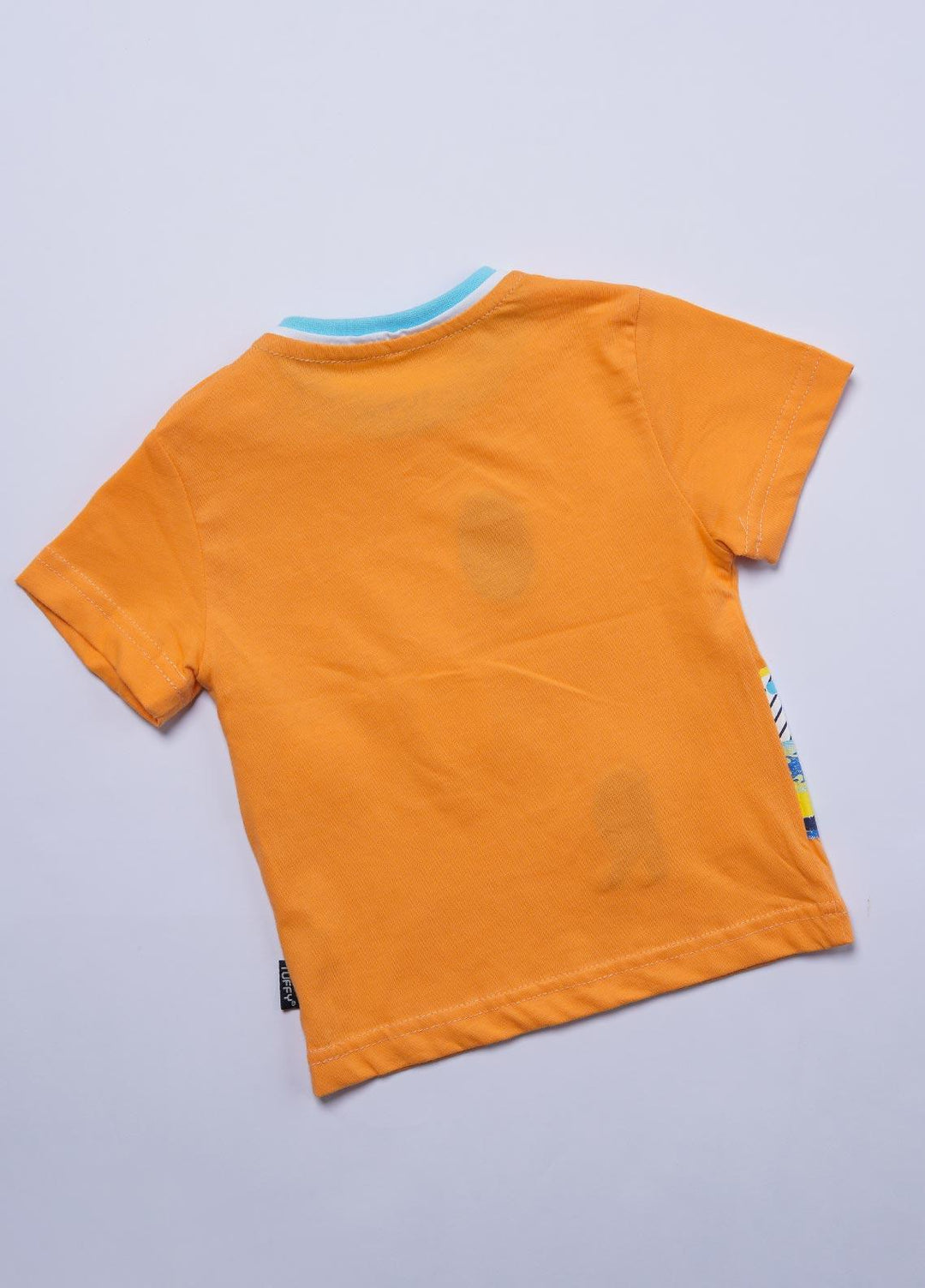 Sanaulla Exclusive Range Cotton Casual T-Shirts for Boys -  2018 Orange