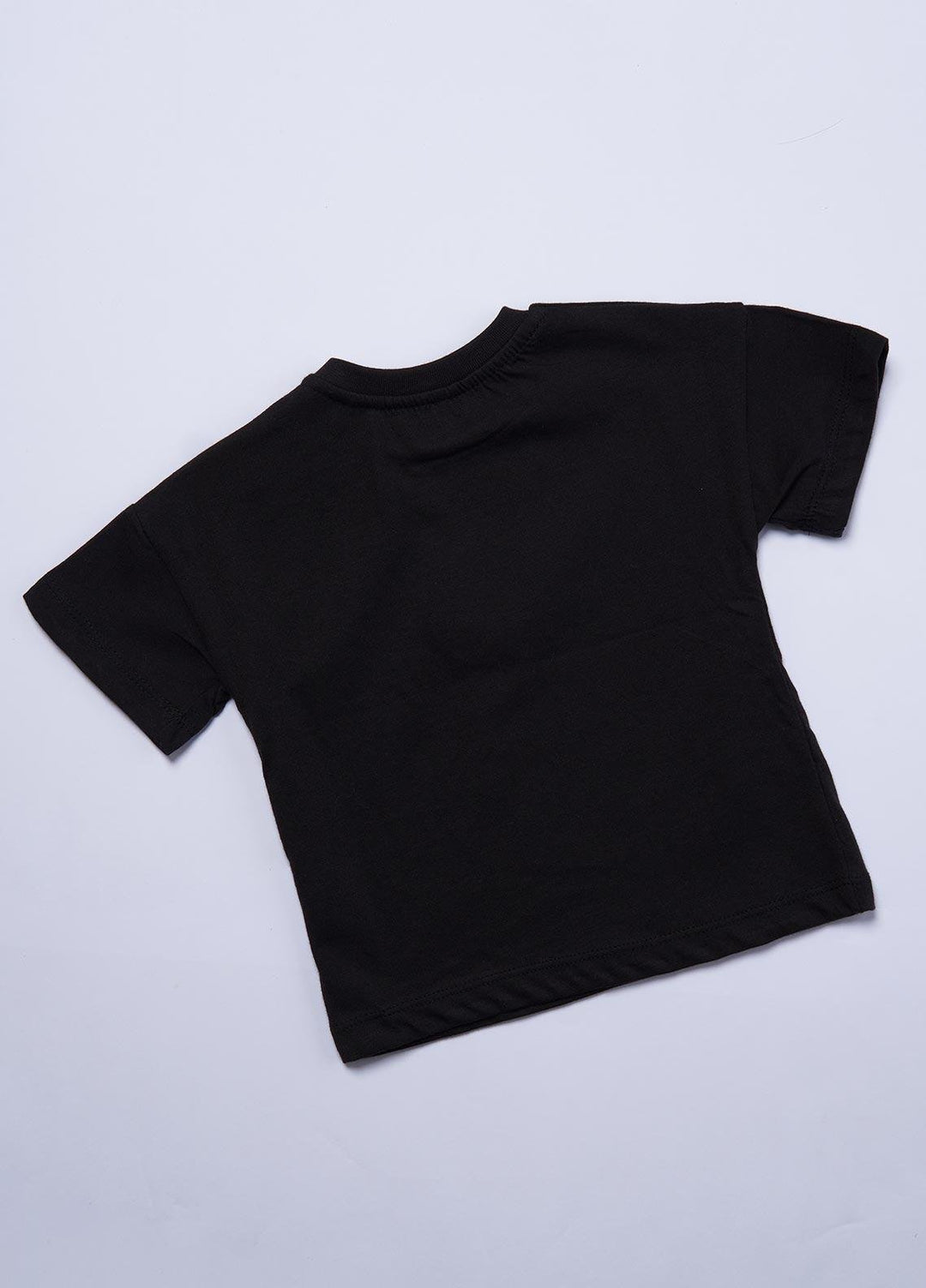 Sanaulla Exclusive Range Cotton Casual T-Shirts for Boys -  2032 Black