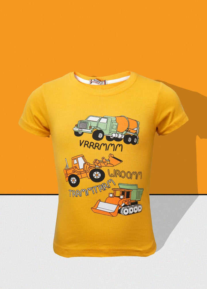 Sanaulla Exclusive Range   T-Shirts for Boys -  349859 Yellow