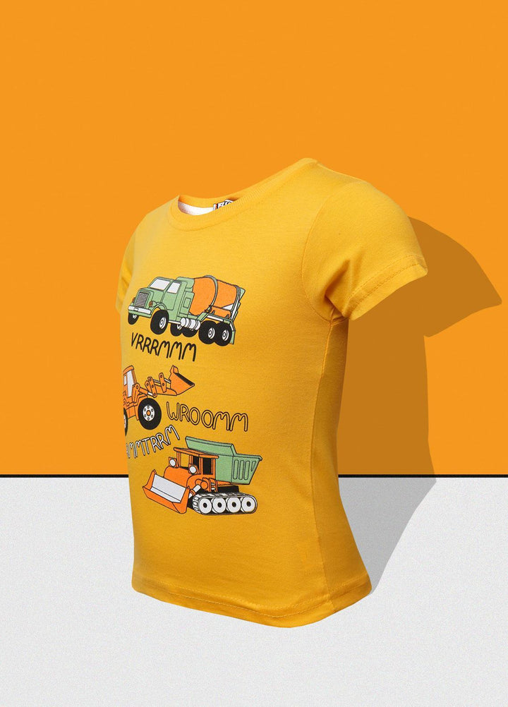 Sanaulla Exclusive Range   T-Shirts for Boys -  349859 Yellow