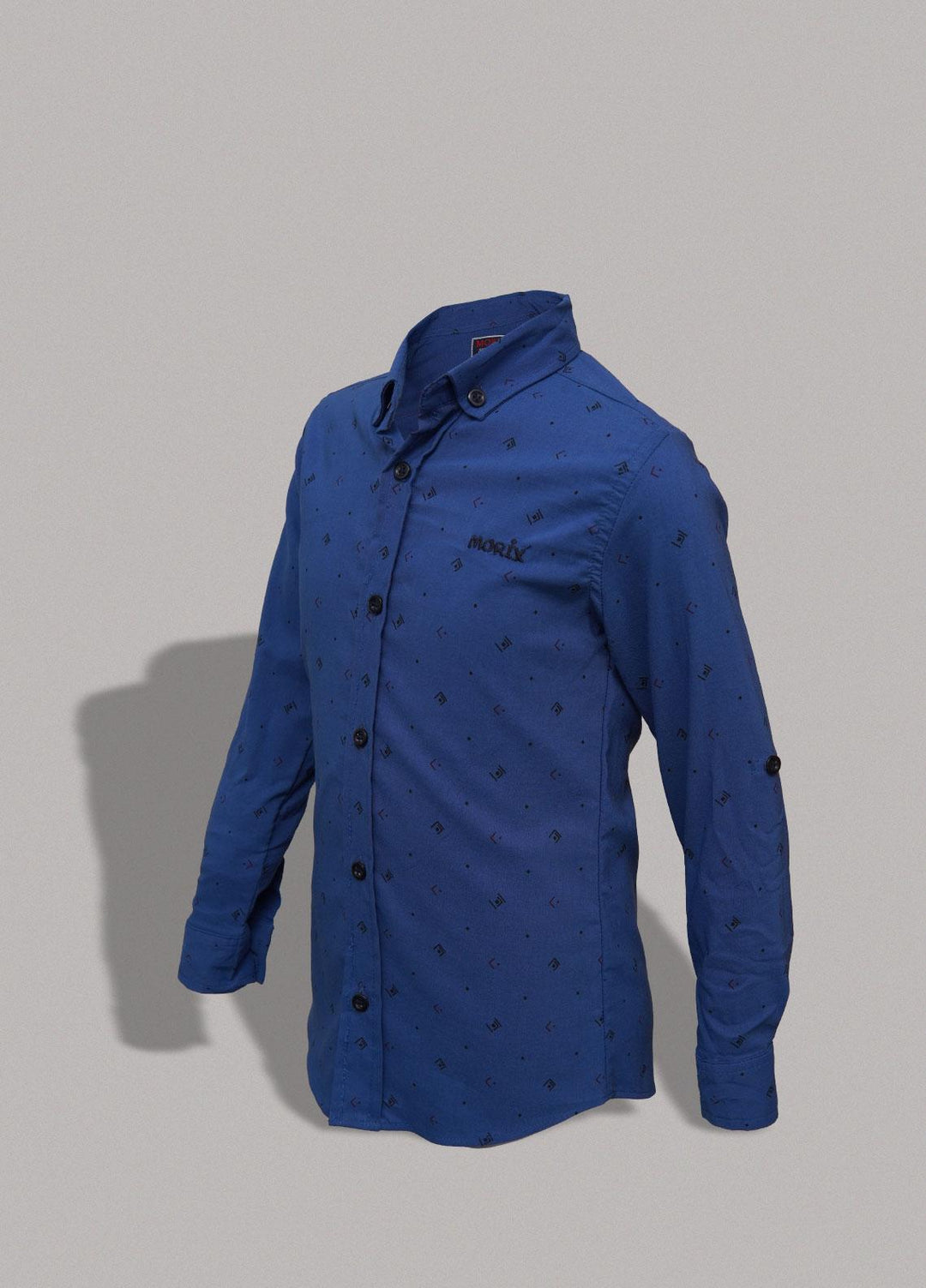 Sanaulla Exclusive Range   Shirts for Boys -  MG-123 Blue