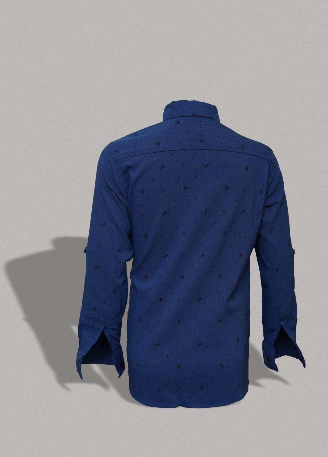 Sanaulla Exclusive Range   Shirts for Boys -  MG-123 Blue