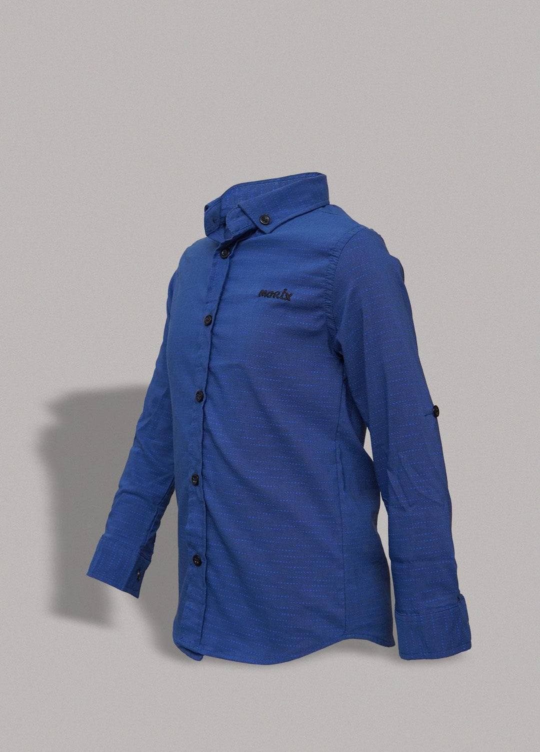 Sanaulla Exclusive Range   Shirts for Boys -  MG-121 Blue