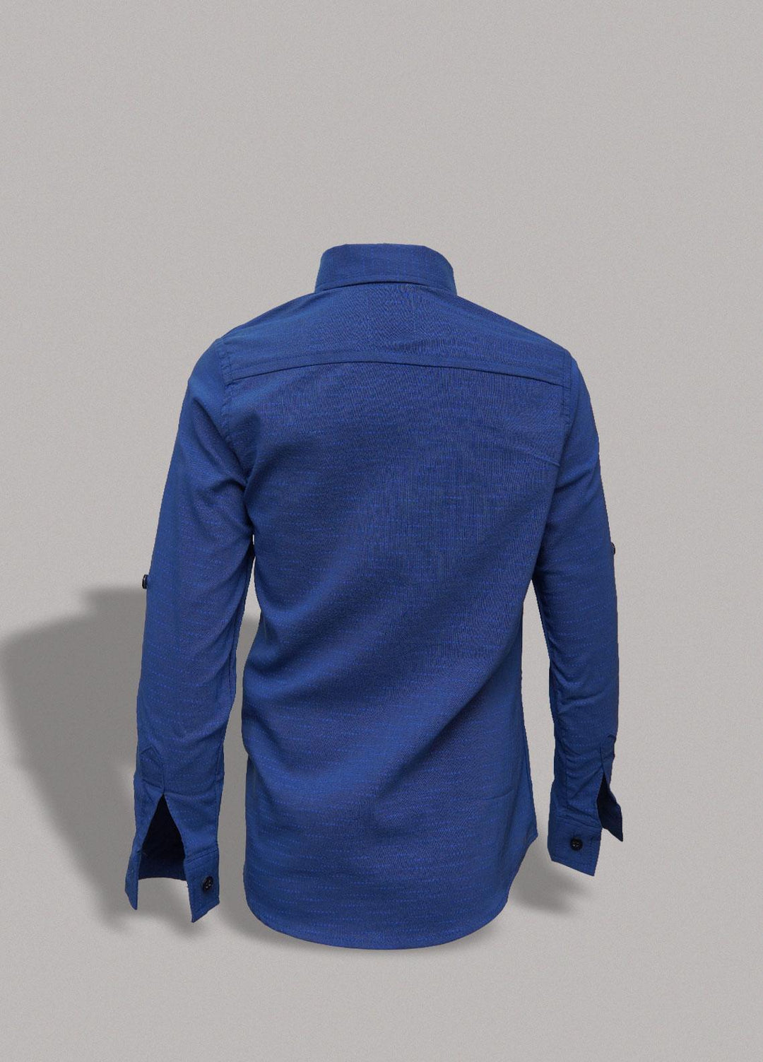 Sanaulla Exclusive Range   Shirts for Boys -  MG-121 Blue