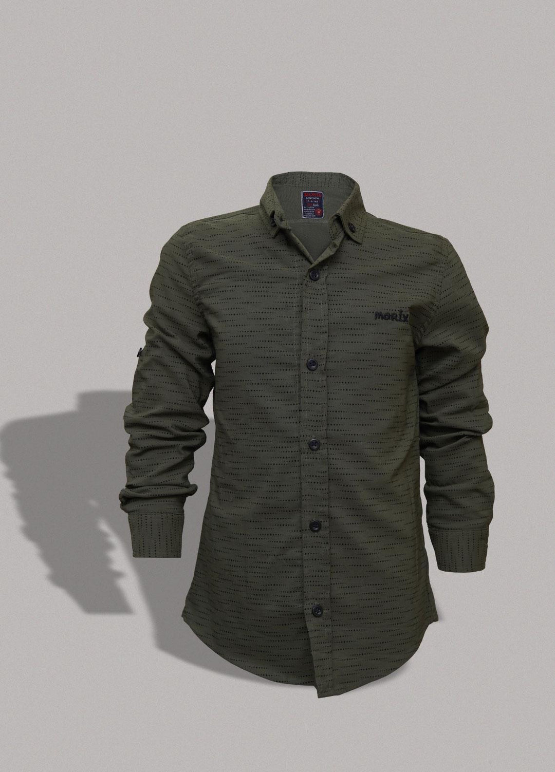 Sanaulla Exclusive Range   Shirts for Boys -  MG-121 Green