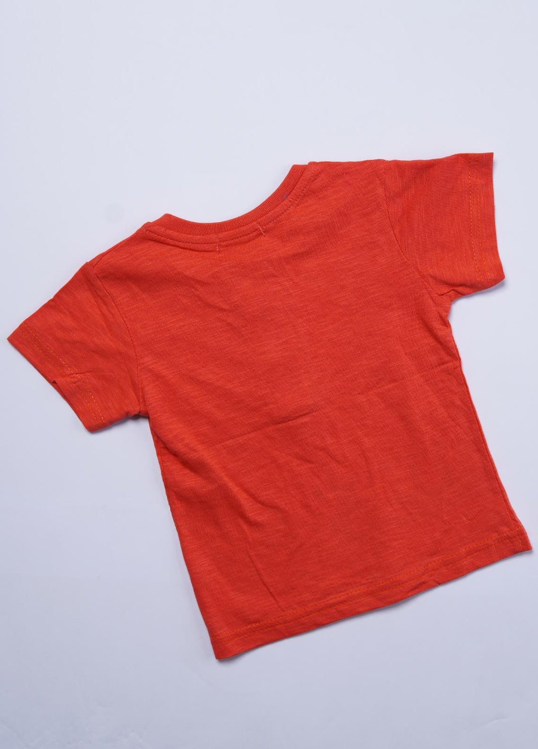 Sanaulla Exclusive Range Cotton Casual T-Shirts for Boys -  345856 Rust