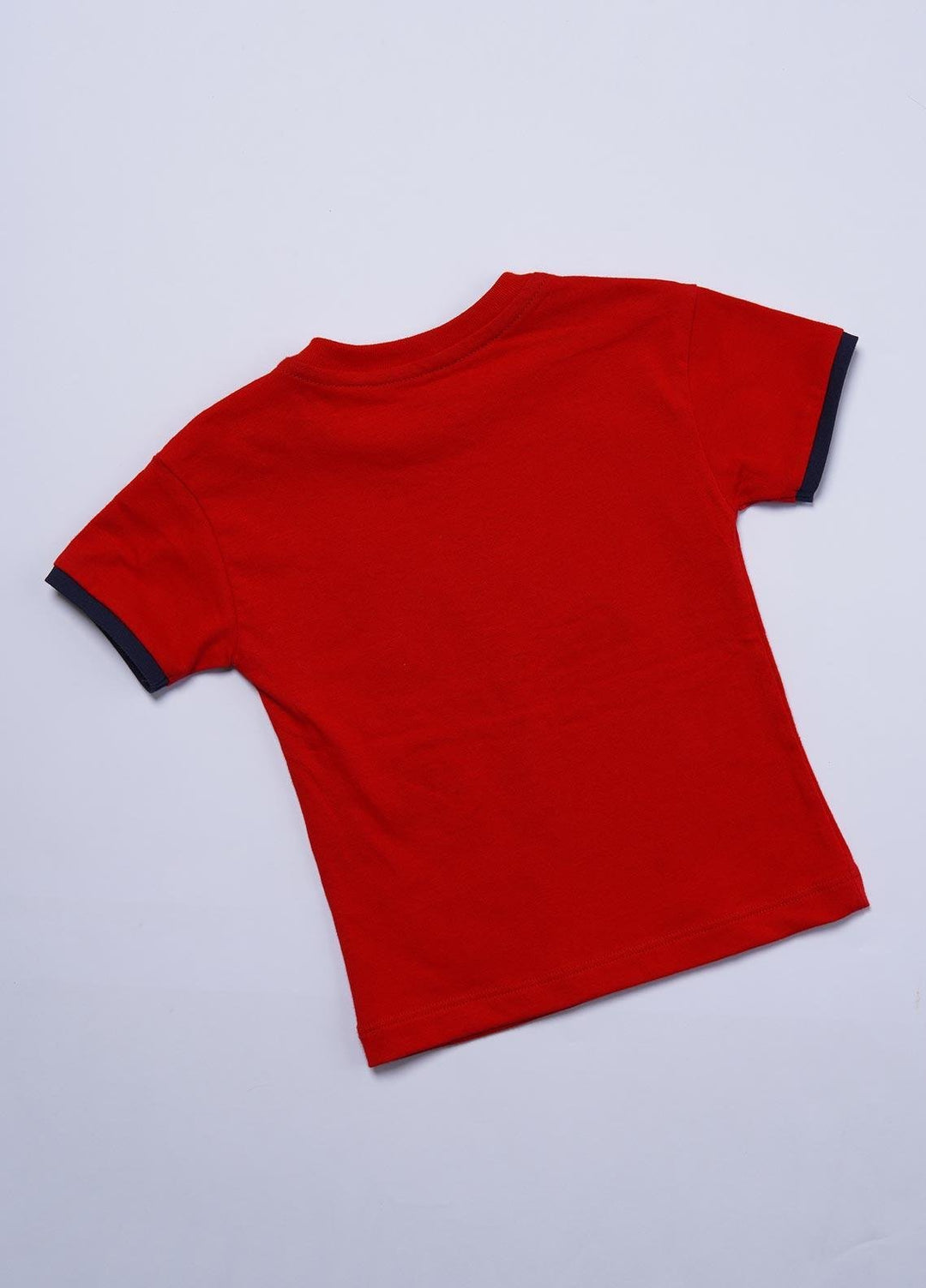Sanaulla Exclusive Range Cotton Casual T-Shirts for Boys -  7511-1 Red