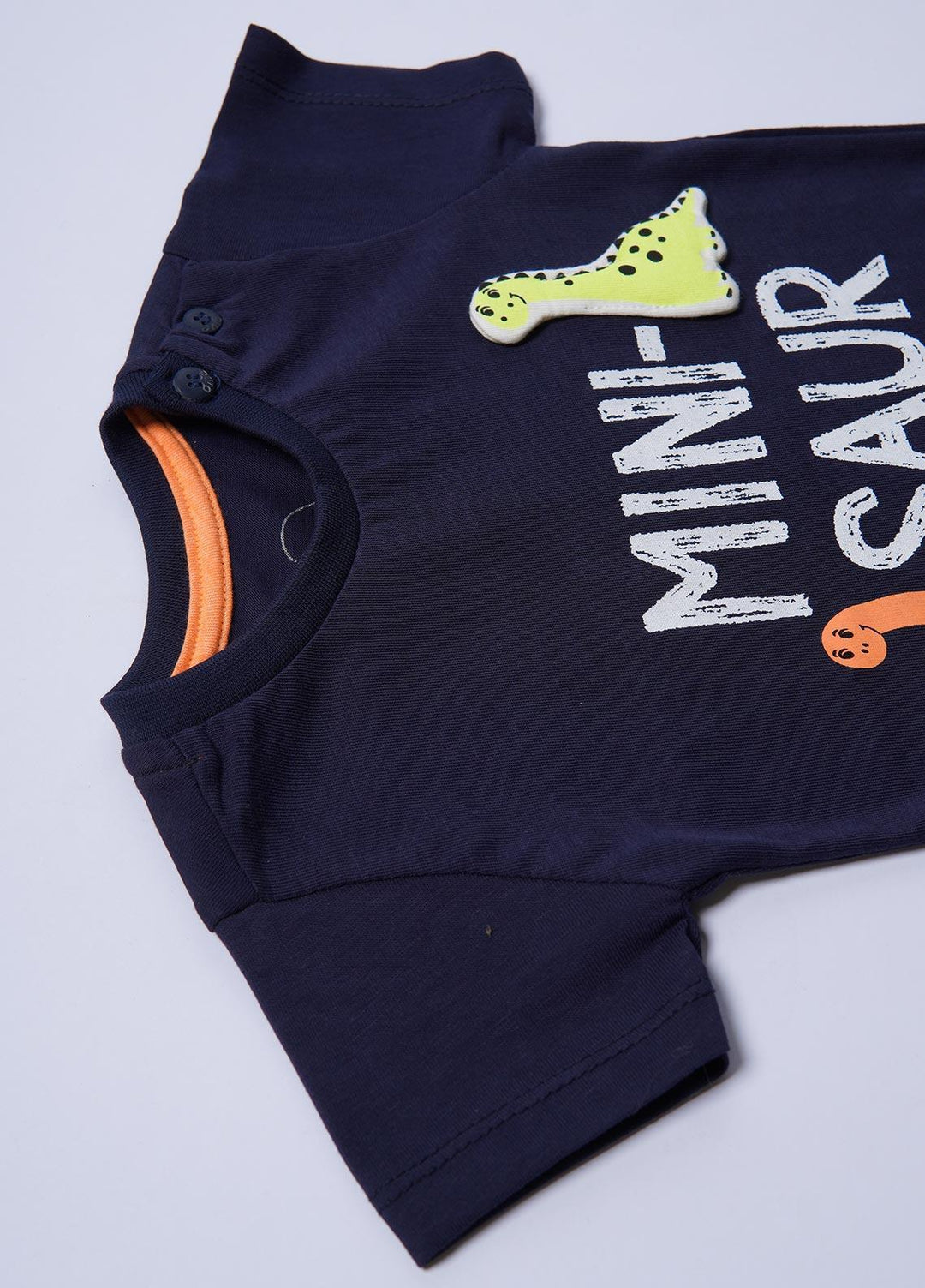 Sanaulla Exclusive Range Cotton Casual T-Shirts for Boys -  9703-1 Navy