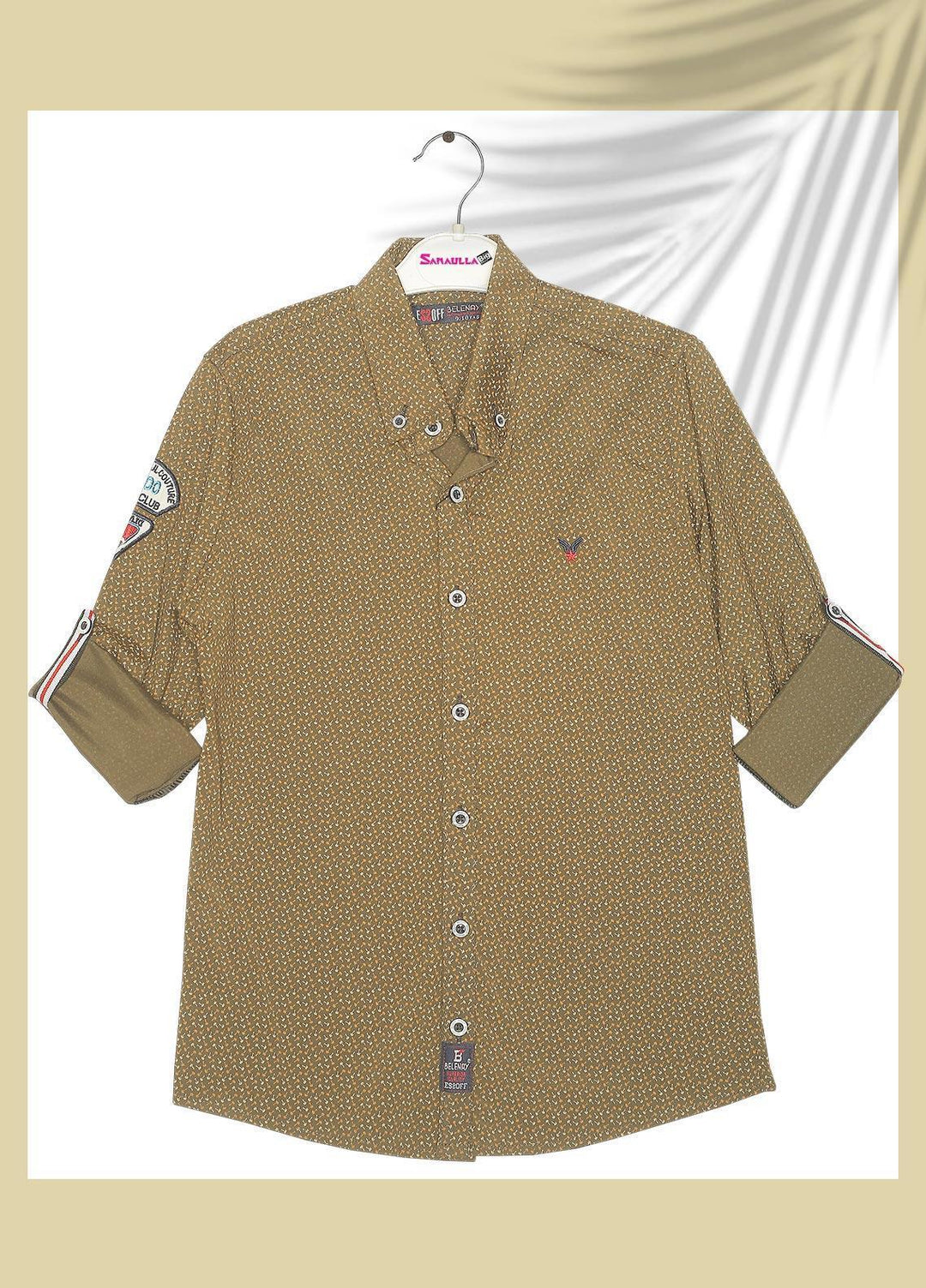 Sanaulla Exclusive Range  Fancy Boys Shirts -  SU22BS 342859 Green