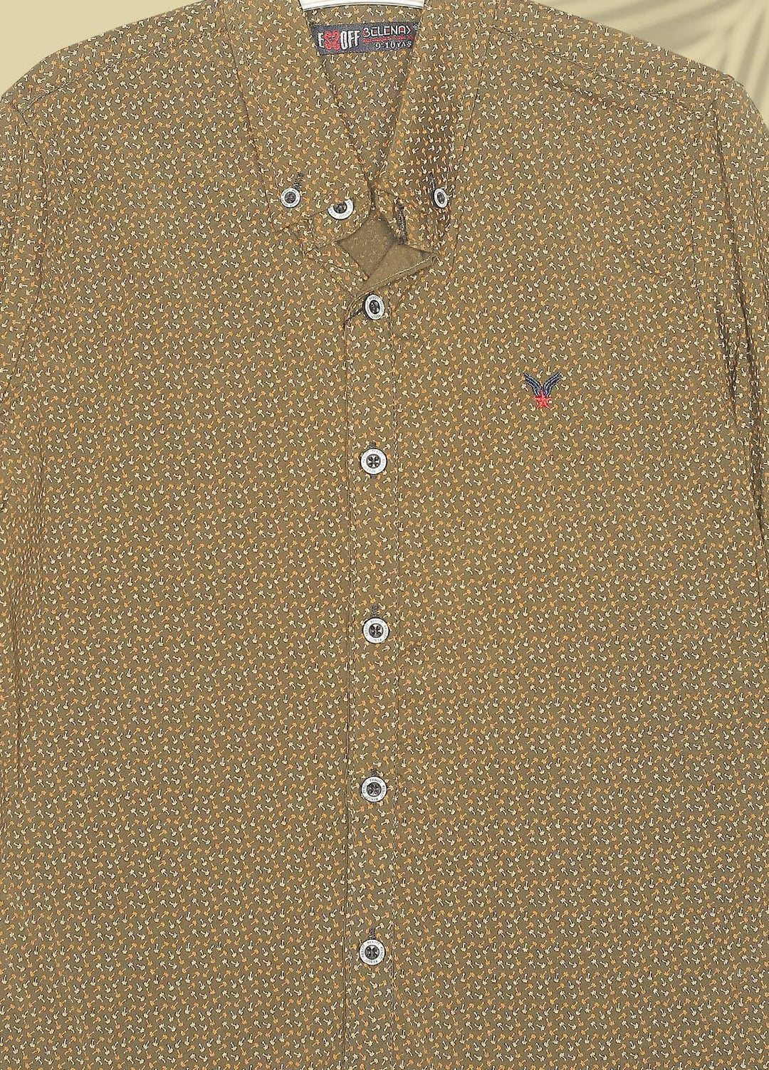 Sanaulla Exclusive Range  Fancy Boys Shirts -  SU22BS 342859 Green