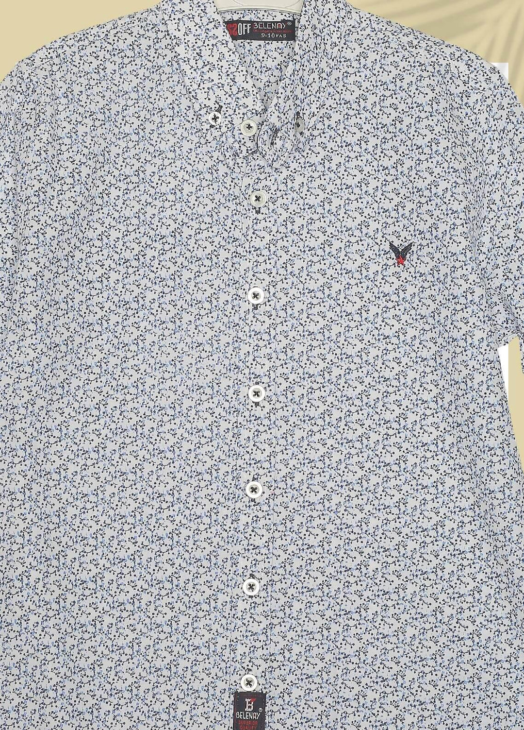 Sanaulla Exclusive Range  Fancy Boys Shirts -  SU22BS 343048 Sky Blue