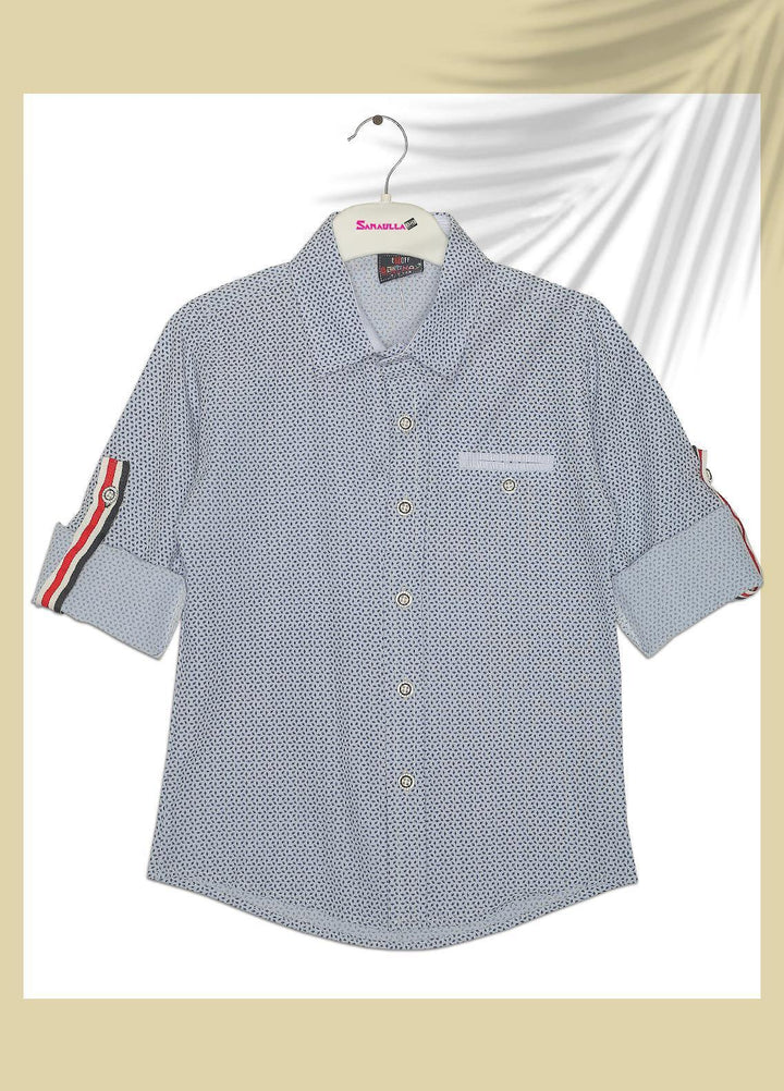 Sanaulla Exclusive Range  Fancy Boys Shirts -  SU22BS 342846 Dark Blue