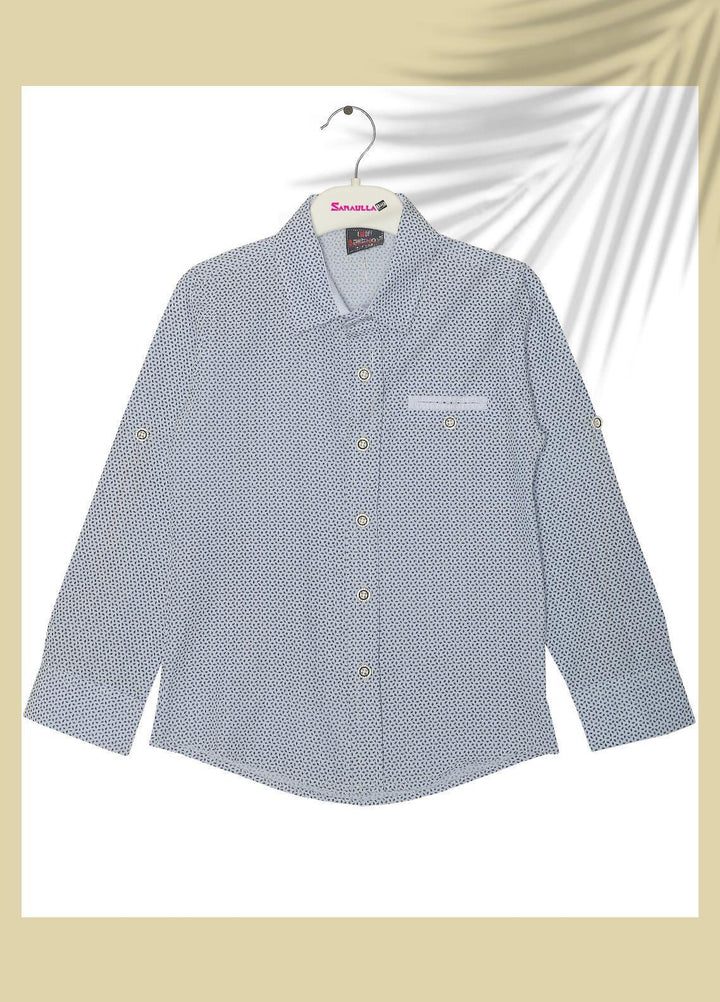 Sanaulla Exclusive Range  Fancy Boys Shirts -  SU22BS 342846 Dark Blue